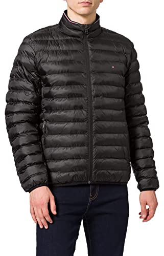 Tommy Hilfiger Veste Homme Veste Demi-Saison, Noir (Black), L