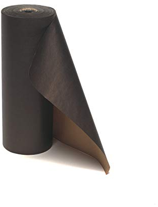 Große Rolle Geschenkpapier schwarz 50 cm x 400 m | 50 g/m² Secare Rolle | Secare Rolle | HUTNER