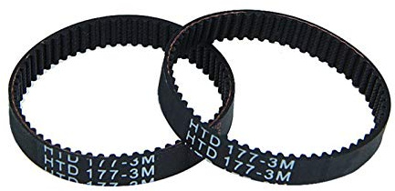 BQingWay 2ST Elektrohobel Antriebsriemen Zahn High Torque Ersatz for Black & Decker KW715 KW713 BD713 Teil No.324830-02