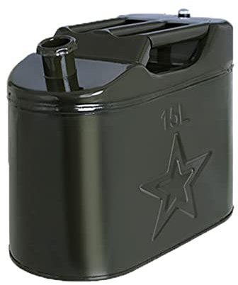 Ontihang Métal Jerry Peut avec des combustibles Flexibles Ca Voitures à Essence, camions, équipement Sauvegarde d'urgence Tanks d'essence pour SUV VTT la Plupart des Voitures