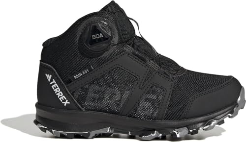 adidas Terrex Boa Mid Rain.Rdy Hiking, Unisex-Kinder Sneaker, core Black/FTWR White/Grey Three,