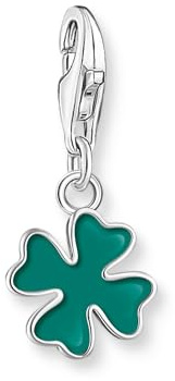 THOMAS SABO Charm-Anhänger Kleeblatt Silber recycletes 925 Sterlingsilber 2017-007-34
