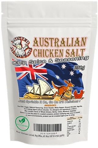 Mister Marinade 250g Chip Spice Seasoning & BBQ Rub (Australian Chicken Salt)