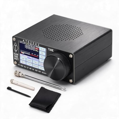 Original ATS25X2 Allband DSP Radioempfänger mit 2 4 Zoll Touchscreen und 2000 mAh Akku DSP Kurzwellen Multimodi mit Spektrum Scanning FM/LW/MW/SSB SSB Empfänger für den