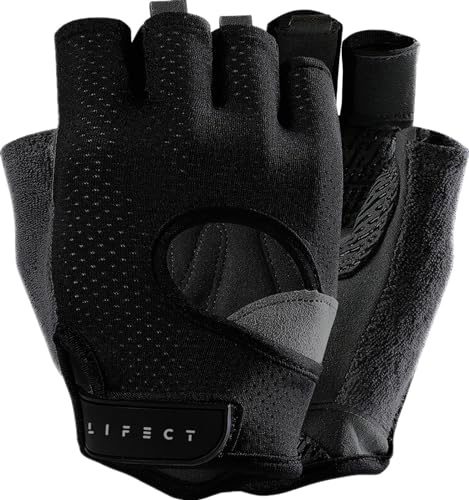 LIFECT Fitness Handschuhe, Trainingshandschuhe Herren Damen, Gym Handschuhe, Fingerlose Sporthandschuhe Krafttraining, Gym Gloves, Kraftsport