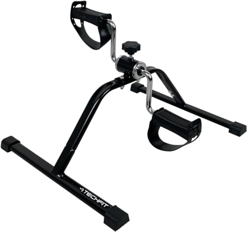 TechFit PED1 Pedaliera, Mini Cyclette per Uso Domestico e in Ufficio, Attrezzo da Allenamento Facile per Braccia e Gambe, Adatto per Recupero Leggero