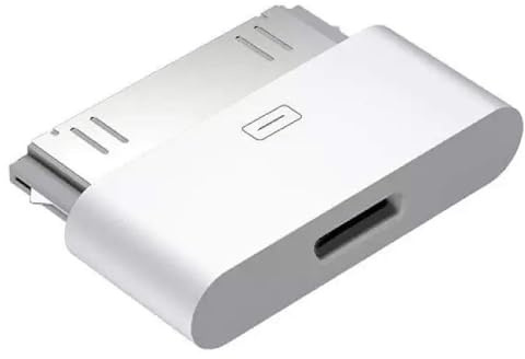 Adaptateur Lightning femelle vers 30 broches, certifié Apple MFi 8 broches femelle vers connecteur mâle 30 broches pour station d'accueil 30 broches compatible avec iPhone 4/4S/iPad/iPod Touch