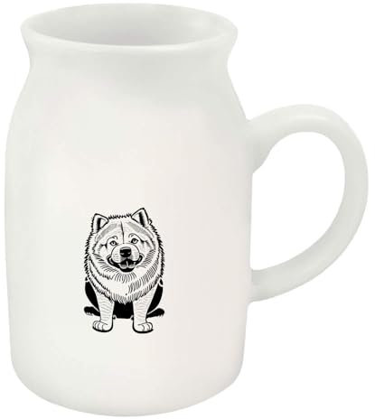 Azeeda 300ml 'Chow Chow Dog' Ceramic Milk Jug (MJ00014318)