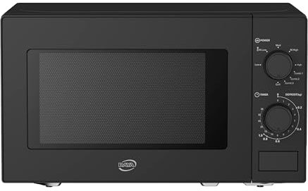 Forno a Microonde con Grill Daya MG720CPWB, 20 Litri, 700W Microonde, 1000W Grill, 9 Programmi, Scongelamento a Tempo e Peso