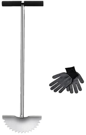 Tagliabordi da Giardino - Pala per bordare Il Prato, tagliabordi Manuale con pedana Extra Larga, Bordi seghettati per bordare aiuole da Giardino, passerelle, aiuole