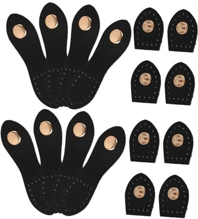 STOBOK 8 Stück Schnappschnallen Für Kostüme Mehrzweck-lederschnalle Ersatz-nähtaschen-zubehör