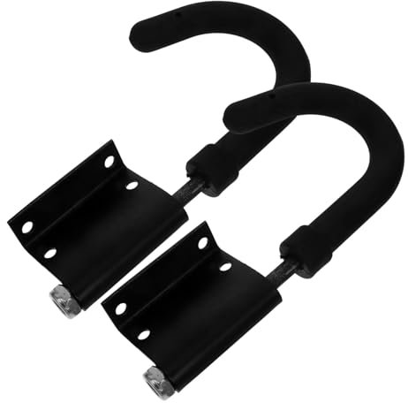 Veemoon Ganci Per Scale Estensibili in Acciaio Inox Stabilizzatori Antiscivolo Per Tetti e Garage Set Da 2 Ganci Per Scale Da Esterno Ad Uso Pesante Accessori Sicurezza