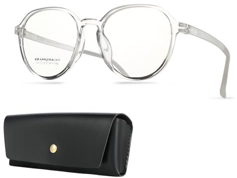 Lunettes anti lumiere bleue - Lunette anti lumiere bleue homme, Matériau Plastique, Protection Contre la Lumière Bleue et les Rayons UV, Léger et Confortable, Idéal pour le Bureau et les Jeux