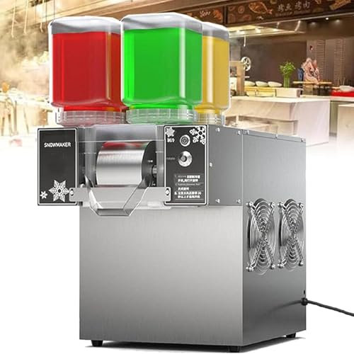 Machine à glace pilée professionnelle, machine à glace pilée intelligente, machine à smoothies, épaisseur de smoothie réglable pour cocktails et laits