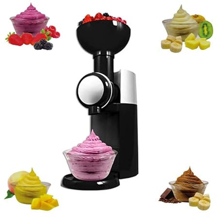 Ice Cream Machine Compressor Soft Serve Maker for Healthy Desserts, Gelato, Smoothies, and Dairy-Free Yogurt
