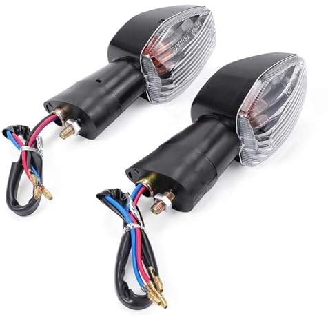 ZWBHNB Indicatore Luminoso Luce di Direzione per Moto per H&Onda per CB600F per CB600S per Hornet 600/599 2002-2013 per CB900F per Hornet 900/919 2002-2007 indicatori direzione(Chiaro)