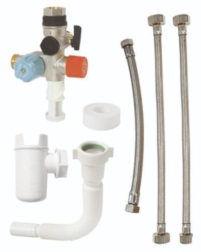 SOMATHERM FOR YOU - Kit Complet de Groupe Triple Sécurité en Inox Orientable pour Eau Agressive - Idéal pour Installations Domestiques et Professionnelles - Garantissant une Protection Optimale | Protégez votre installation grâce aux trois dispositifs de sécurité et bénéficiez d'un fonctionnement fiable au quotidien.