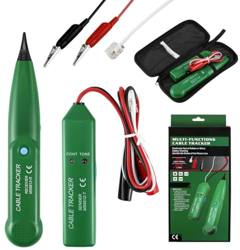 Cable Tracker, VicBou Kabelbruch Suchgerät Mähroboter Multifunctional Checker Wire für Netzwerk Wartung Collation, Kabelfinder Kabeltester, Netzwerkkabel Tester, Durchgang des Testschaltkreises