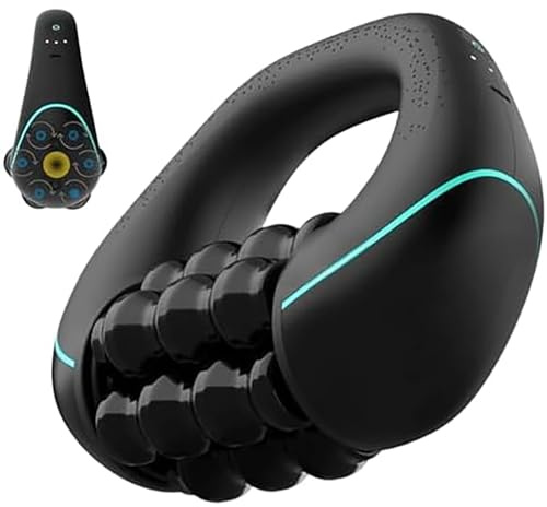 Appareil Anticellulite Électrique – Double Action Rouleaux + Vibrations, Appareil de Massage Manuel électrique avec Rouleaux de Tissus Profonds, Réduit Cellulite et Tensions, Corps et Jambes