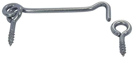 Tempête Crochets avec œillets, 120 mm, inoxydable aisi316/A4