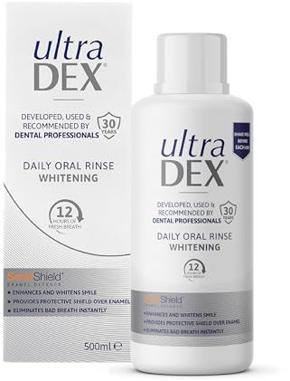 UltraDEX Daily Oral Rinse Whitening, 500 ml