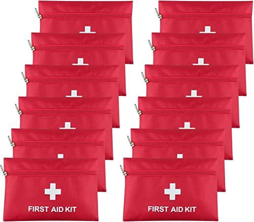 Aoutacc Nylon Erste-Hilfe-Leerset, kompakte und leichte Erste-Hilfe-Tasche für den Notfall zu Hause, im Büro, Auto, im Freien, Boot, Camping, Wandern (nur Tasche)