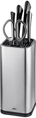 GEFU Bloc à couteaux Insiem, non équipé, pour 14 couteaux, acier inoxydable, plastique