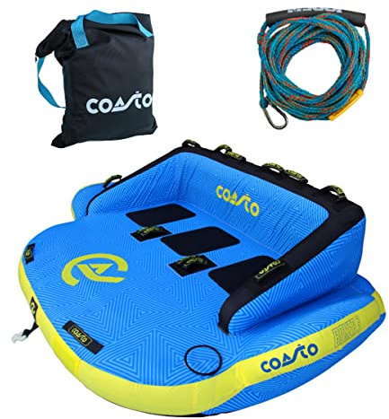 Brunelli COASTO Boxer 3 Personen Towable Tube Wassersport Boot Tubes inkl. Funtube Leine