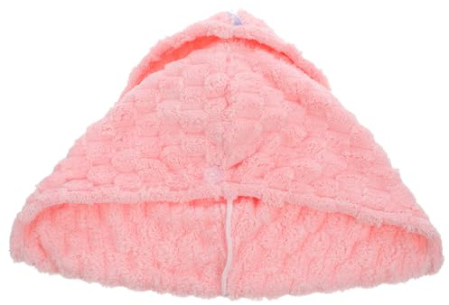 Haartuch Wickel für Frauenhaar aus Cloud Velour Rosa | Handtuch Turban für Nasses Haar, Weich und Sanft, für Haar Trocknen nach Duschen