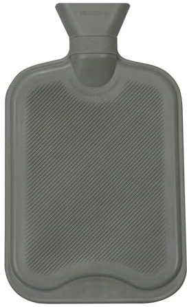 A2Z Varmvatten Flaskor Jul Nyhet Mjukt Fleece Överdrag 2 Liter - Hot Bottle HB1160 Grey