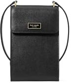 kate spade new york Women's Serena Saffiano Leather Phone Crossbody, Black, One Size