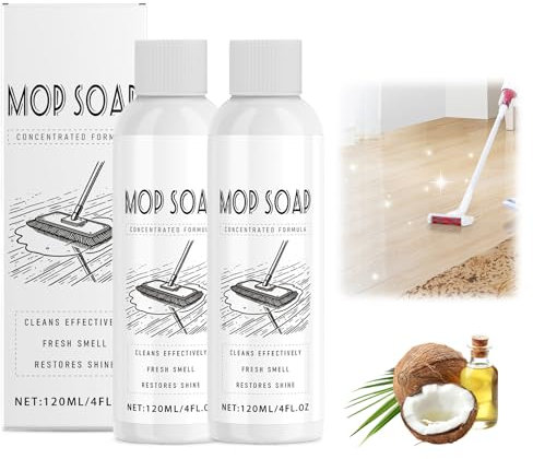 Highly Scented Mop Soap, 2025 New Floor Cleaner, Residue Free Surface Cleaners, Floor Cleaner Liquid, whit Clean Shine Technology for Laminate, Tile, Wood, Patio, Pressure Washer and More (2)