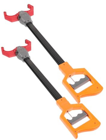 BESTonZON 2pièces Pince à Déchets Portable Forme De Dessin Animé Lot de Outil De Préhension pour Ramasser Les Papiers Jouet De Coordination Œil-Main pour Garçon Fille