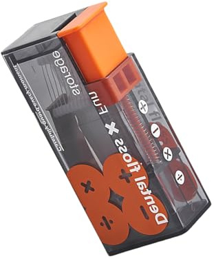 Porte-fil dentaire miniature avec mécanisme de libération rapide, solution de rangement peu encombrante pour la maison, le bureau, la salle de sport, support de fil dentaire hygiénique essentiel pour