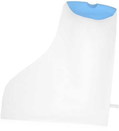 Homoyoyo Protezione Piede Ingessato per Doccia con Anello Elastico in Silicone Tenuta Stagna per Ferite e Gessi