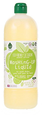 BIOLU - Detersivo Ecologico Piatti - Per piatti brillanti - Pulisce e sgrassa - Con Olio essenziale di Arancio - Vegano - 1L