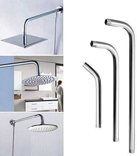 AIGUO Duschkopf Auslegearm, 25cm / 40cm / 50cm Wand Duscheck Auslegearm, Abgewinkelt Extra-Rohr, Das for Regen-Duschkopf Badezimmer Werkzeug-Zubehör (Size : 50cm)
