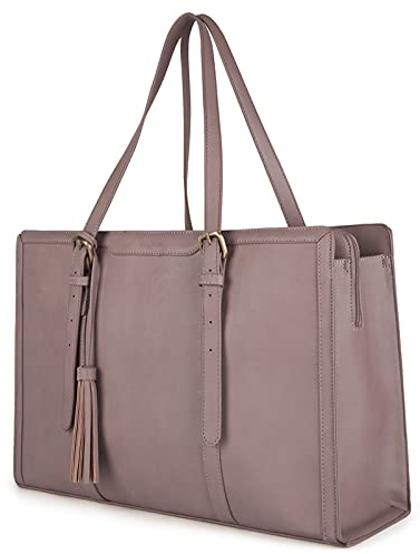 ECOSUSI Laptoptasche 15,6 Zoll Aktentasche Damen handtasche Groß Handtasche Business Arbeitstasche Bürotasche Damen Notebooktasche Shopper damen groß
