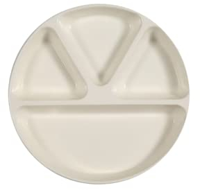 Fondue Plates 4 Piece Set Colorful Ceramics, Round 22cm/8.6inch 01