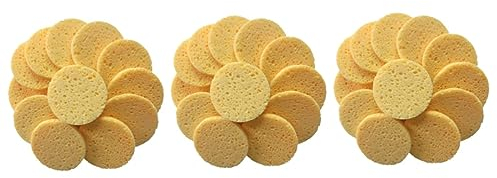 Ipetboom 60stücke Hautfreundliche Make-up Reinigungsschwämme Runde Wattepads Für Gesichtsreinigung Hautfarbe Sanfte Exfoliation Und Makeup Entferner