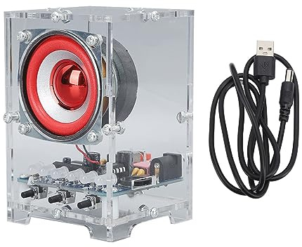 DIY-Lautsprecher-Kit, Löt-Übungsset, DIY-Lautsprecher, Einfache Bedienung, Lernen und Erkunden von Elektronik-Schaltungsprinzipien, Lautsprecher (Fertiges Produkt)