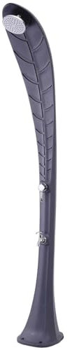 Doccia per Esterno in Polietilene HD Grigia con Serbatoio da 35L Soffione Anticalcare e Controllo Temperature STARMATRIX LEAFAGESS0930GRAY