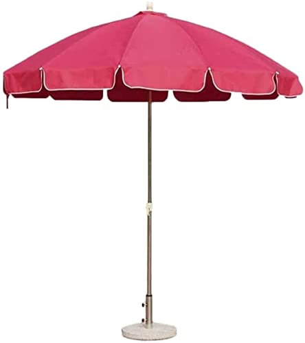 ASerZenith Neuer Sonnenschirm, Gartenschirm, wasserdicht, Terrassenschirm mit 12 Fiberglas-Speichen, für Terrasse, Angeln, Garten, Strand