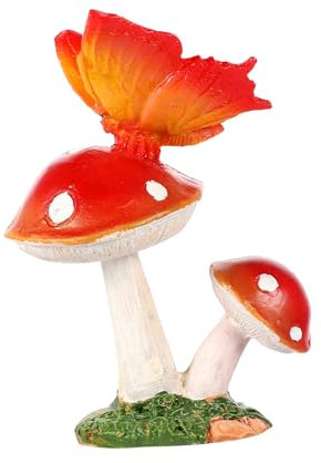 Parliky Miniatur Pilz Ornament Aus Resin Niedliche Tierfiguren Für Garten-deko Tischverzierung Und Mikrolandschaft Für Und Feste