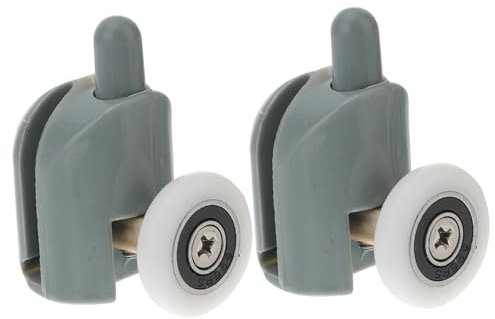 WATIIFUFU 10pcs Shower Door Rollers Replacement Set for Sliding Shower Doors Sturdy Abs and Iron Material