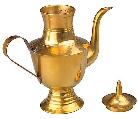 IMIKEYA Kupfer Topf Mit Tragbarem Griff Für Wein Schnaps Wasser Tee Dekorative Weinkanne Aus Reinem Kupfer Für Tischdekoration Haushaltsweinkanne