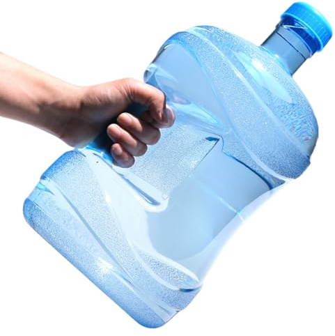 Wasserspender Flasche 7,5 l Wasserkrug mit Griff schweren Behälter mit Schraubkappe Lebensmittelqualität PC Versiegelter transparenter Tank für Haus im Haus im Haus im Freien im Freien, Lagerung