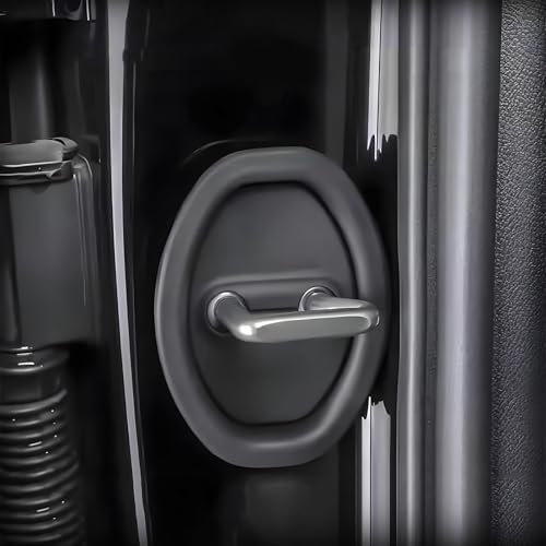 4 Pezzi Copertura Serratura Portiera Auto per Renault 4 E-Tech, Silicone Protezione Portiera Auto Accessori Auto