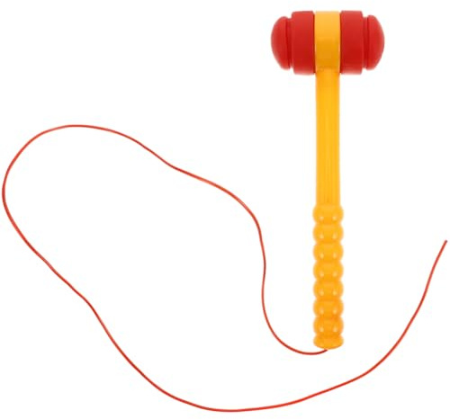BESPORTBLE Quietschhammer FüR Kleinkinder – Interaktives Hammerspielzeug Aus Kunststoff Mit Rutschfestem Griff DIY Kinderhammer FüR FrüHes Lernen Und Familienspaß