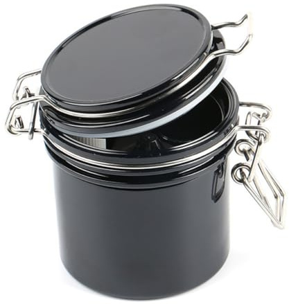 Conteneur de stockage de colle noire, 1 pièce, Extensions cils, pot adhésif, réservoir stockage colle anti-fuite, boîtes scellées